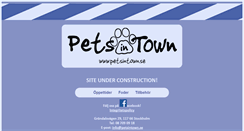 Desktop Screenshot of petsintown.se